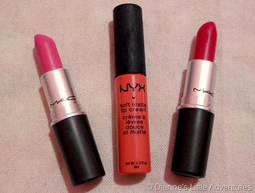 IMG_8565 Maybelline, Real Techniques, Revlon, NYX, MAC, mascara, brushes, powder, lip cream, lipstick