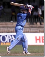Sachin Tendulkar batting, India v Sri Lanka