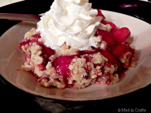 crumble closeup