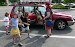 The clown car of girls.