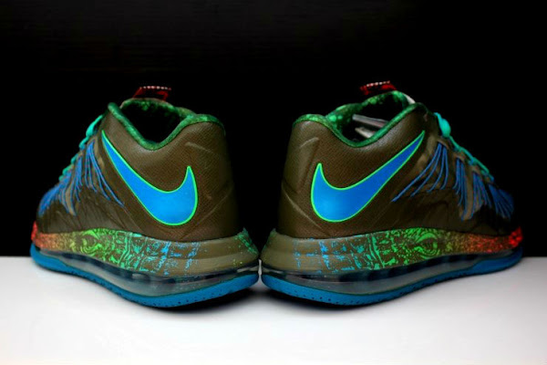 Additional Look at Nike LeBron X Low 8220Tarp Green8221