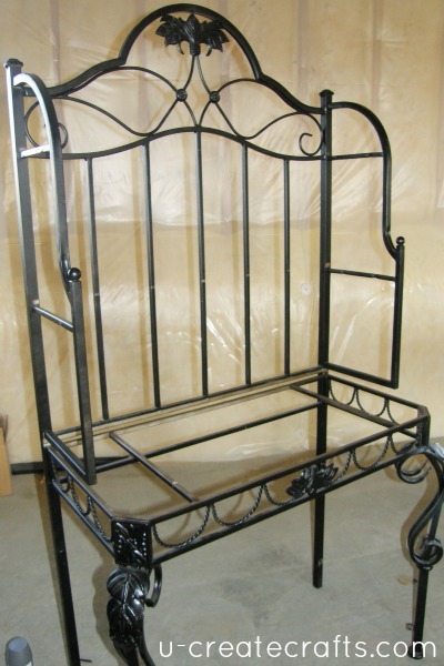 Baker's Rack Refinished Tutorial 2