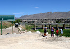 Rio Grande (Bravo) and the train bridge- this is the spot where NM, TX and Mex meet and there is no wall.