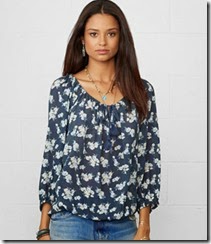 Ralph Lauren Printed Peasant Top Ralph Lauren Printed Peasant Top