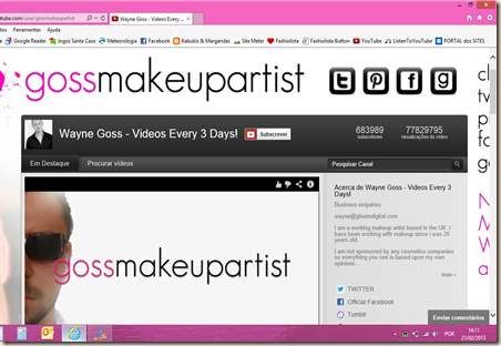 Blogue de Maquilhagem