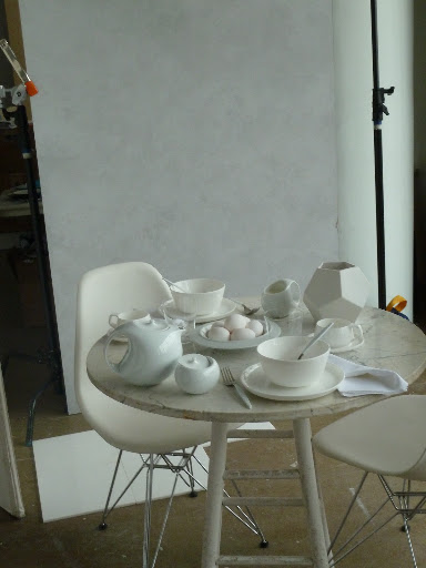 I'd definitely eat breakfast at this table!