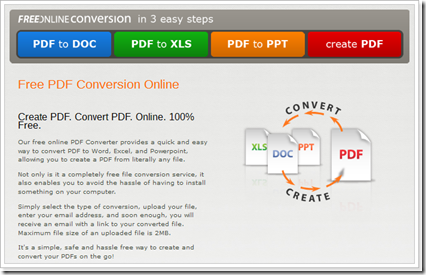 Free PDF Conversion Online