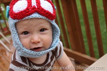 baby aviator hat