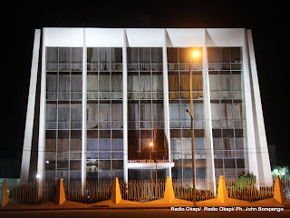 Siège du ministère des Finances à Kinshasa. Radio Okapi/ Ph. John Bompengo