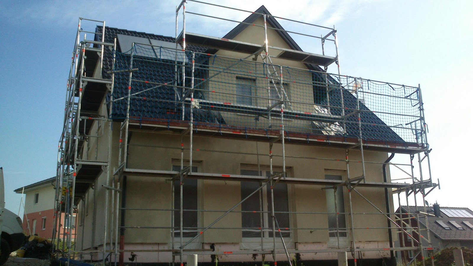 Wir Bauen Unser Town Country Haus In Oo Aussen Verspachtelt Und