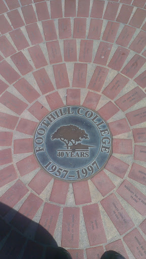 Foothill College 40th Plaque