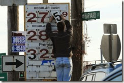 changing gas prices