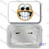 Rectangular Badge Button. Features: Shell: tin - chrome plated Bottom: tin plate or ABS With safety pin. Also available with magnet.  Any picture can be placed inside with full color offset printing Size: 1 1/2 x 2 1/4 inches. 37x58 mm MedaLit.com - Absi CO