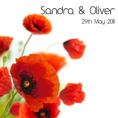 Poppies 2 Folded Invitation