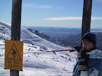 Ski with caution!