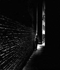 Bill Brandt - Policeman in a Dockland Alley - 1938