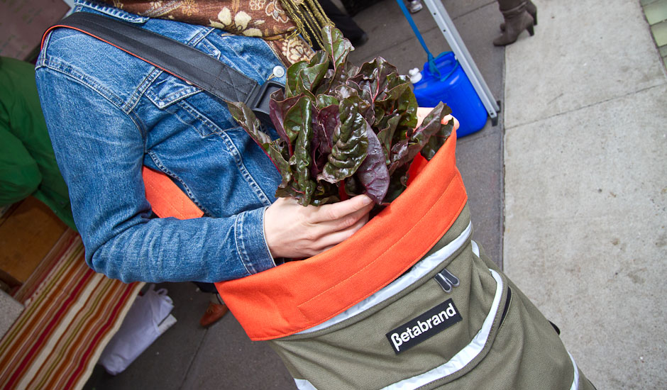 Betabrand's Cornucopia Bag is great for shopping at farmers markets and more.