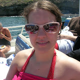 Debbie on the Boat