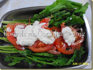rucula com tomate e iogurte rucula com tomate e iogurte