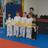 Eidan's first karate graduation