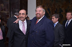 Dante Dovena Embajador de Argentina en Uruguay saluda al anfitrión.