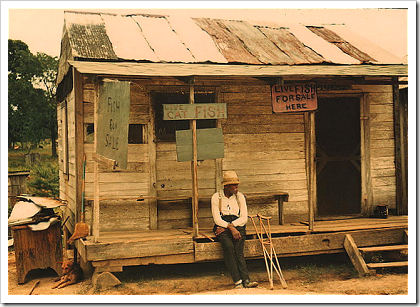 Fish for sale in Natchitoches, Louisiana (1940)