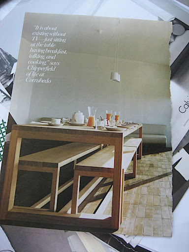 I loved the simplicity of this dining room.