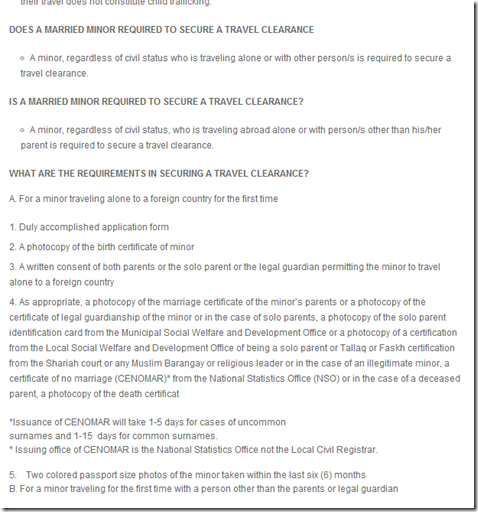 travel letter for minors