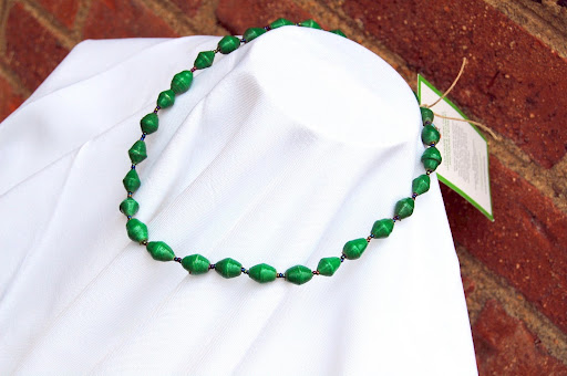 Short Paper Bead Strand