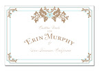 For every custom piece that Al's makes, they also make you a custom label. I designed these labels for each of my bridesmaids' dresses and for Daniel's suit.