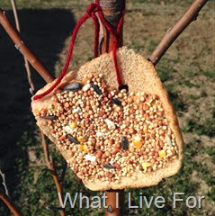 Bread Bird Feeders @ whatilivefor.net