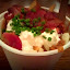 Local dish Poutine (Chips, Cheese and Gravy) with Bacon