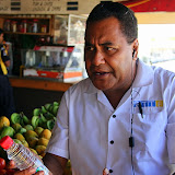 Super Guide Solomon Discussing the Health Benefits of Coconut Oil - Port Denarau, Fiji