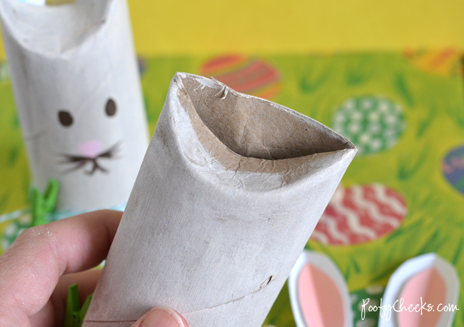 Toilet Paper Roll Bunnies - a cute adult or kid craft for Spring and Easter