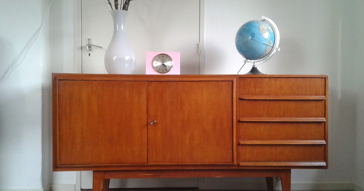Retro jaren 50 dressoir in vintage staat | sideboard