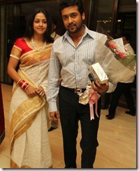 Suriya Jyothika at Sneha & Prasanna Reception Stills