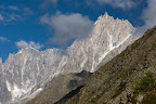 Widok na Aiguille du Midi