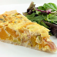 Roasted Butternut Squash, Prosciutto, and Sage Quiche