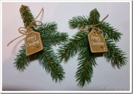 Fir Christmas Place setting