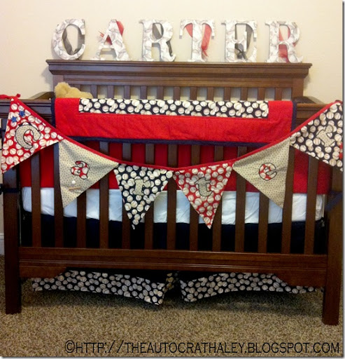 baseball crib set