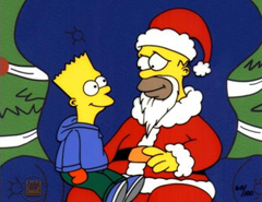 Bart and Santa