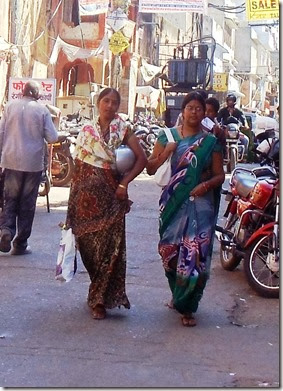 Mulheres com sari - Jaipur