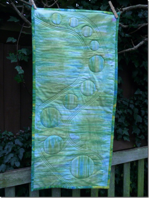 Pole dyeing and table runner 005