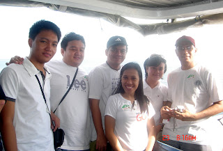 MCCID faculty with Emilie (center) had a photo session inside Corregidor ferry boat.