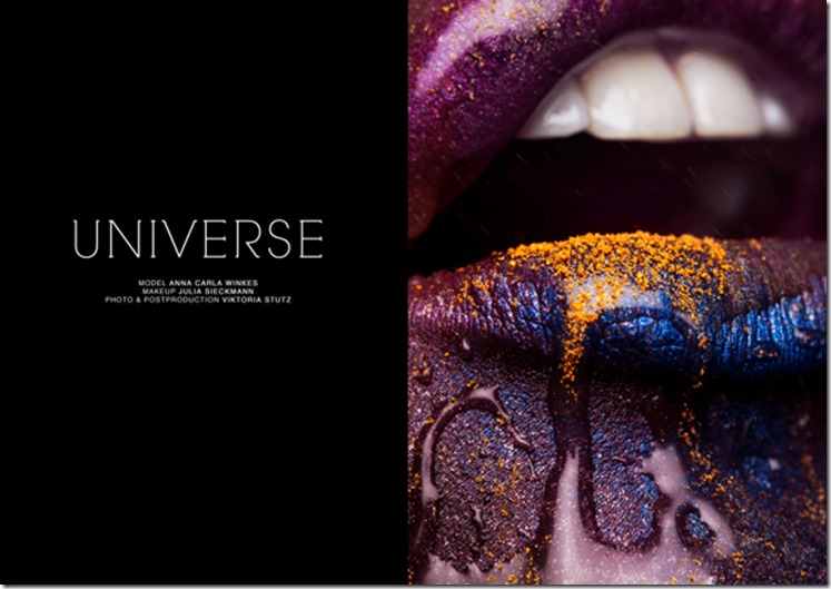 Яркий макияж от Юлия Секмен (Julia Sieckmann) “Вселенная”  (5)