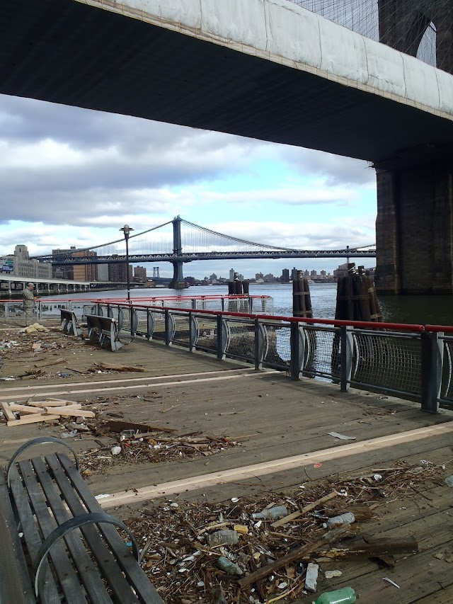 Passeig al costat de l'East River. NYC.JPG