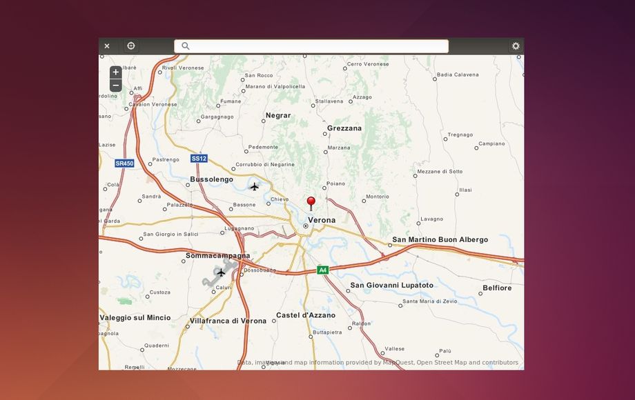 Gnome Maps in Ubuntu