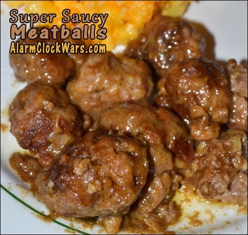 super saucy meatballs