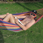 Relaxing in the hammock (Cabilao)