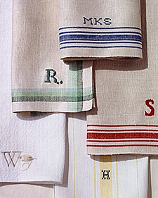 By now, you all must know my love for monogramming: http://www.marthastewart.com/article/monogrammed-napkins